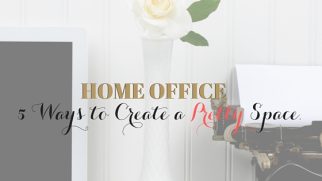 5 Ways to Create a Pretty Home Office Space