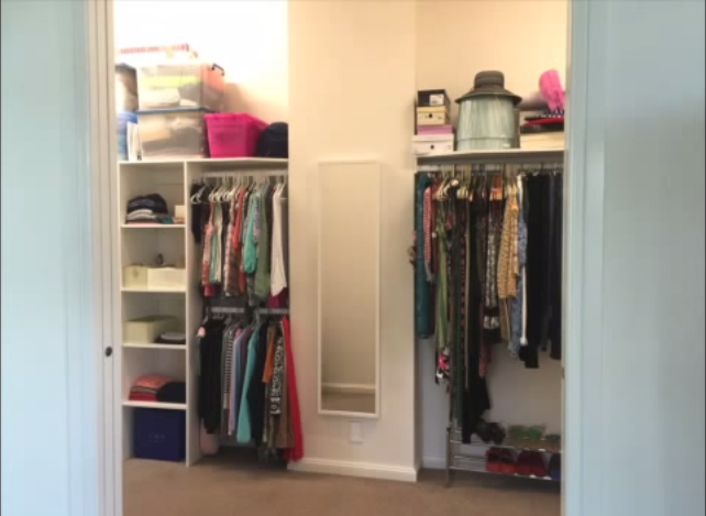 Organizing a Bedroom Closet on a Tight Budget (Home Staging or Home Decor)