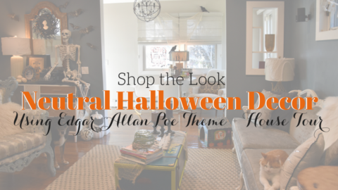 [Shop the Look] Neutral Halloween Decor Ideas + House Tour