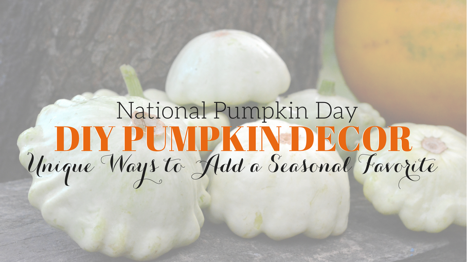 Happy National Pumpkin Day: Easy DIY Pumpkin Centerpiece + More